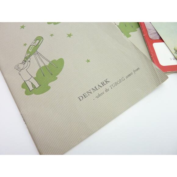 Vintage Denmark Copenhagen Brochure 1961 Mermaid Postcard Mogens Lind Book - Picture 2 of 8